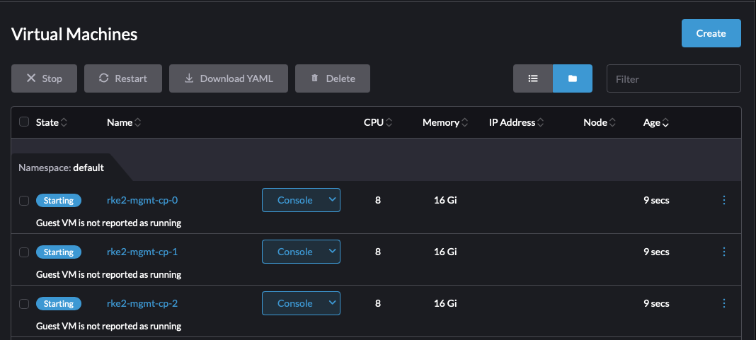 Type1 Method VM Starting